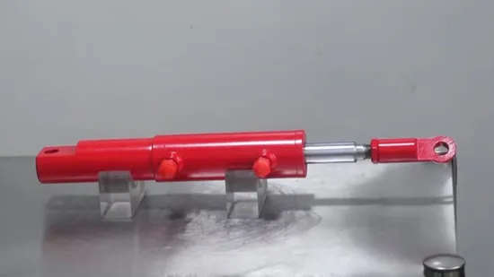 Dump Truck Hydraulic Cylinder Header Lifting Hydraulic Oil Cylinder with ISO Certified